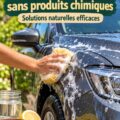 Véhicule brillant après un nettoyage avec des produits naturels