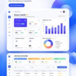 Un écran d’ordinateur affichant un CRM au design convivial et moderne.