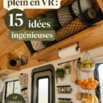Un camping-car bien organisé avec des astuces de rangement pratiques pour maximiser l'espace.