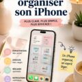Capture d'écran d'un iPhone bien organisé avec des applications regroupées par thème