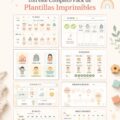 Modèles imprimables colorés pour organiser les routines des enfants