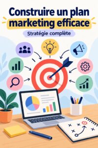 Une femme travaillant sur un plan marketing efficace pour son entreprise.