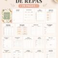 Planificateur de repas à imprimer, pratique et gratuit.