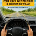 Visuel d'une personne utilisant ses doigts pour positionner les roues d'une voiture.