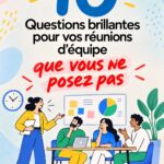 Illustration d'une réunion d'équipe avec des femmes discutant autour d'une table.