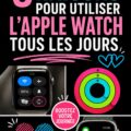 Une femme portant une Apple Watch, regardant l'écran avec intérêt.
