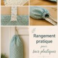 Tuto de rangement de sacs plastiques dans une cuisine bien organisée