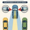 Réglage des rétroviseurs de voiture pour éviter les angles morts