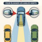 Réglage des rétroviseurs de voiture pour éviter les angles morts