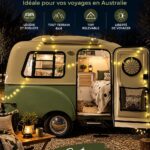 Remorque camping hybride prête pour l'aventure, offrant des espaces confortables pour voyager.