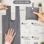 Sacs réutilisables pratiques pour des courses écoresponsables