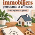 Un agent immobilier réfléchissant à des slogans créatifs devant son ordinateur.