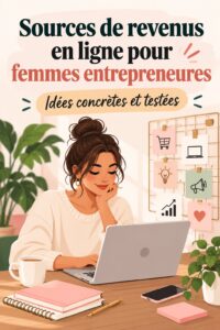 Femmes entrepreneures discutant d'idées de revenus en ligne