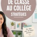 Classe de collège dynamique avec un enseignant interagissant avec les élèves