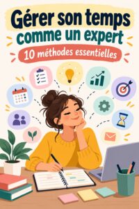 Femme entrepreneuse utilisant un calendrier pour gérer son temps.