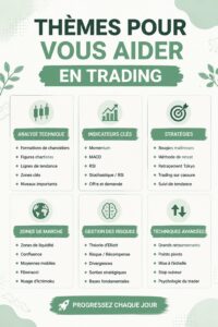 Femme analysant des graphiques boursiers sur un ordinateur pour le trading