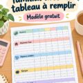 Femme utilisant un tableau Excel pour gérer son budget familial.