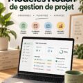 Un écran d'ordinateur affichant des templates Notion pour la gestion de projets.