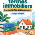 Infographie présentant les 100 termes clés en immobilier
